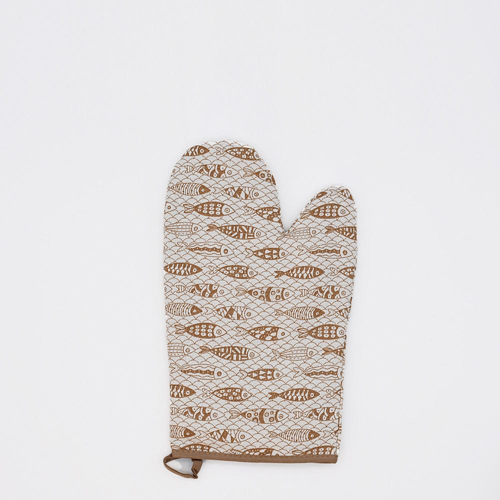 luisa-paix-o-sardinhas-gant-cuisine-marron-16x28-coton image 1
