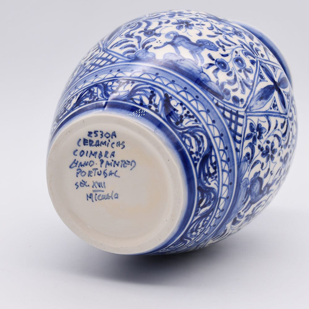 luisa-paix-o-vase-c-ramique-coimbra-bleu-22-cm-pi-ce-unique image 7