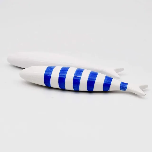 luisa-paix-o-sardines-lot-de-2-c-ramique-bleu-et-blanc-17-cm image 1