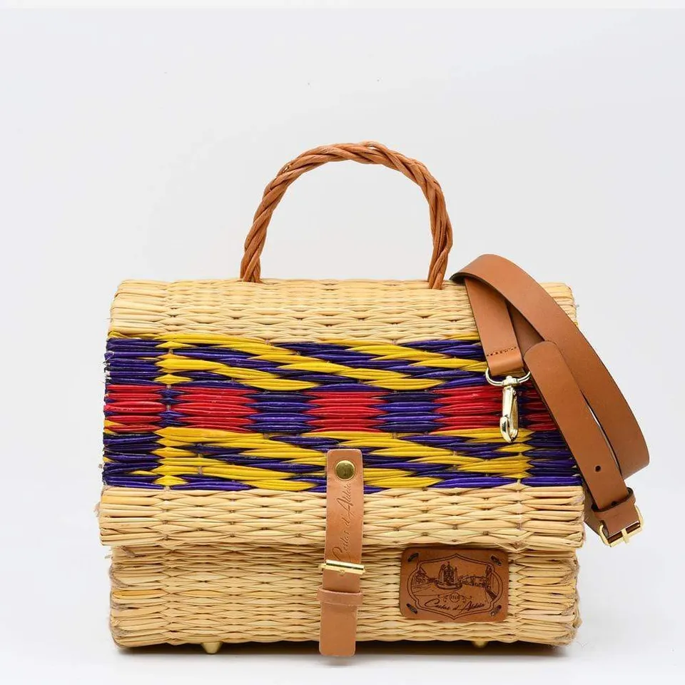 luisa-paix-o-accessoires-portugal-sac-cartable-jonc-25cm-multicolore image 1