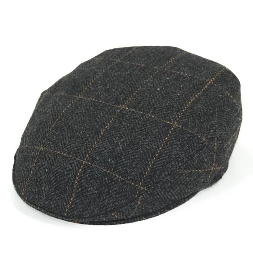 luisa-paix-o-casquette-portugaise-tweed-gris-laine-80 image 1