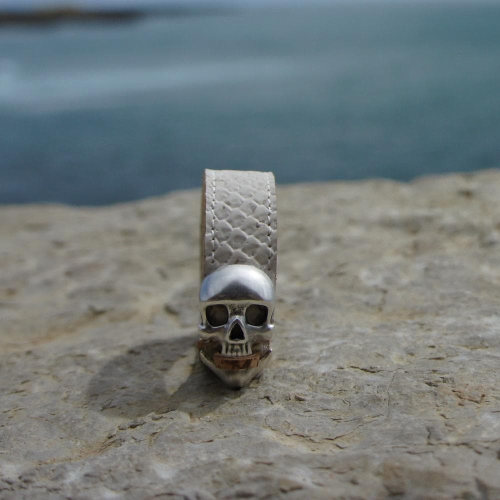 luisa-paix-o-bijoux-du-portugal-bracelet-li-ge-skull-blanc-16cm image 3