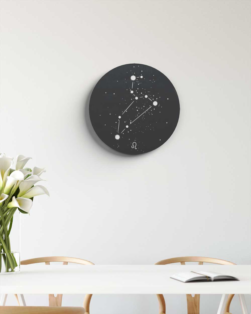 je-suis-art-tableaux-constellation-du-zodiaque-lion-cercle-tableau-m-tal image 3