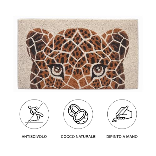 baroni-home-tessile-casa-paillasson-l-opard-70x40-cm-coco image 8