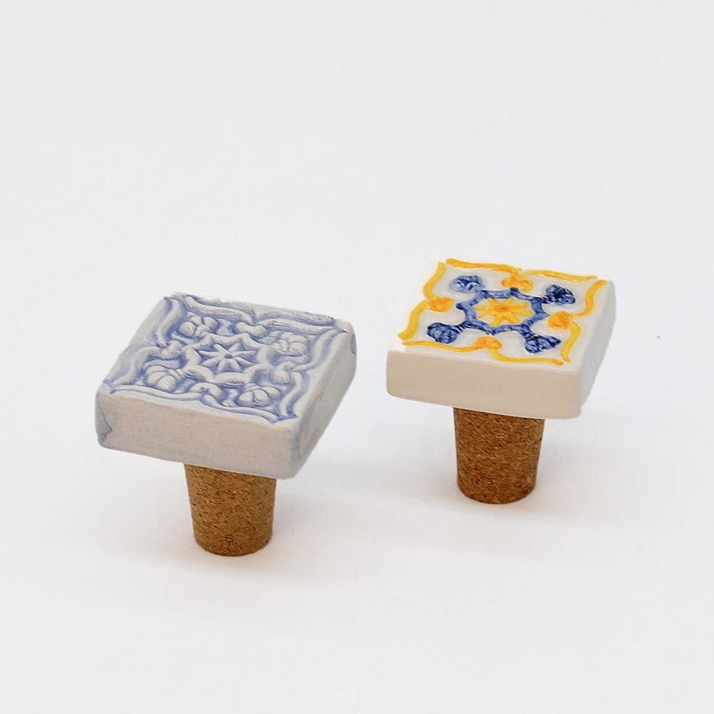 luisa-paix-o-d-coration-bouchon-c-ramique-azulejo-conique image 3
