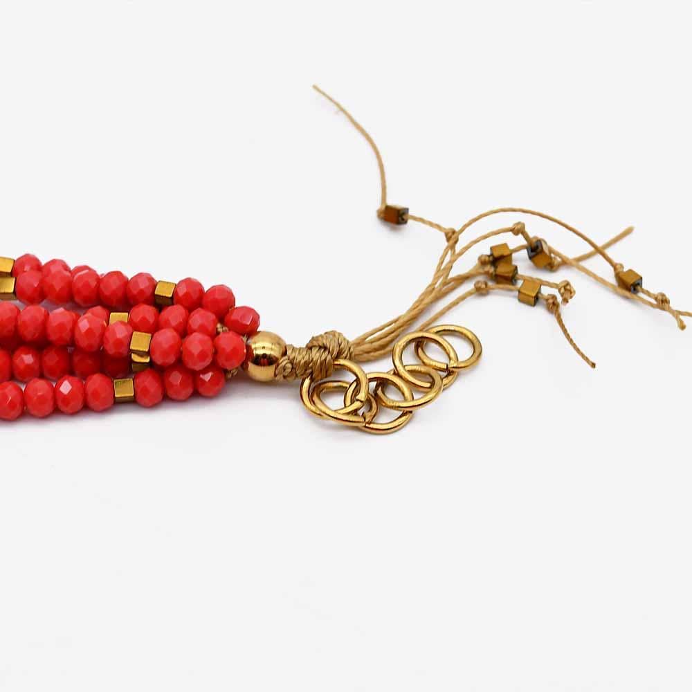 luisa-paix-o-bijoux-du-portugal-bracelet-perles-de-verre-rouge-r-glable image 4