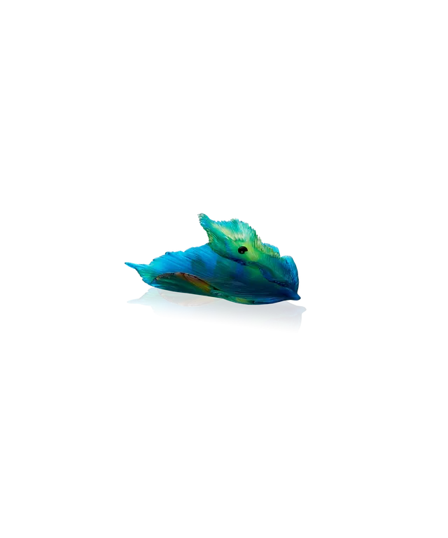 daum-univers-v-g-tal-fleur-de-paon-coupe-moyen-mod-le-cristal image 1