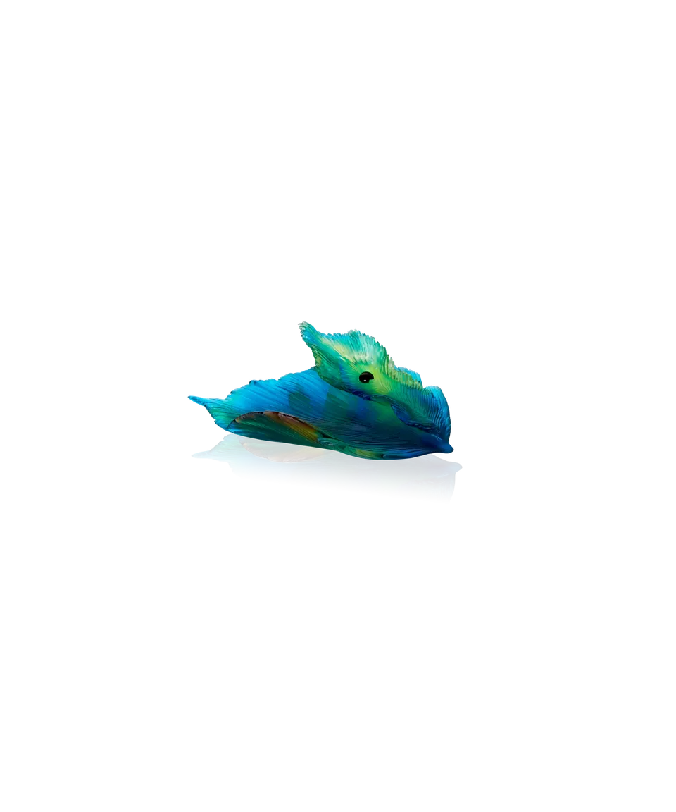 daum-univers-v-g-tal-fleur-de-paon-coupe-moyen-mod-le-cristal image 1