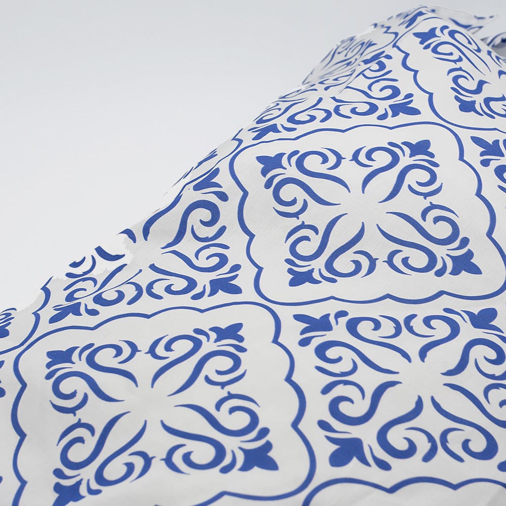luisa-paix-o-azulejos-taie-d-oreiller-coton-60x60-bleu-blanc image 2