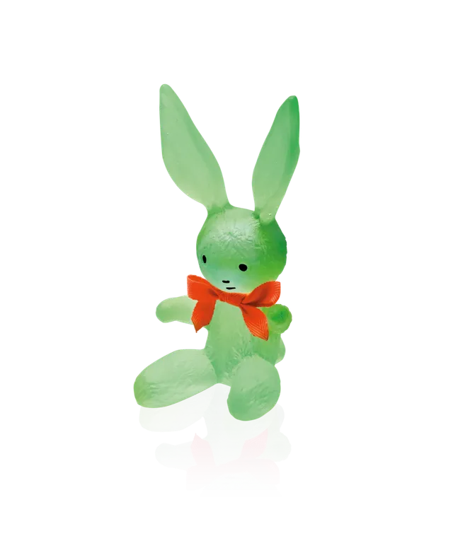 daum-art-cristal-pinpin-vert-serge-mansau-sculpture image 1