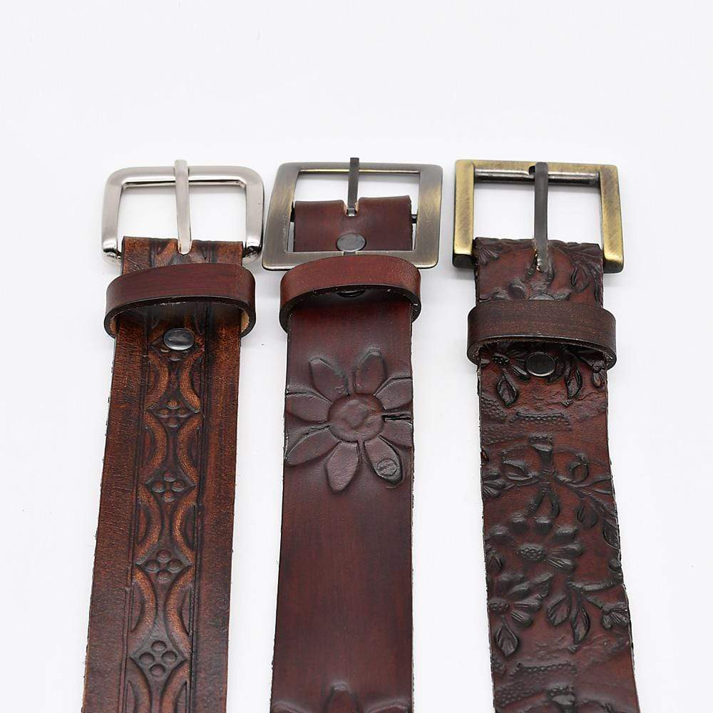 luisa-paix-o-accessoires-ceinture-cuir-marron-boucle-laiton-95-cm image 3