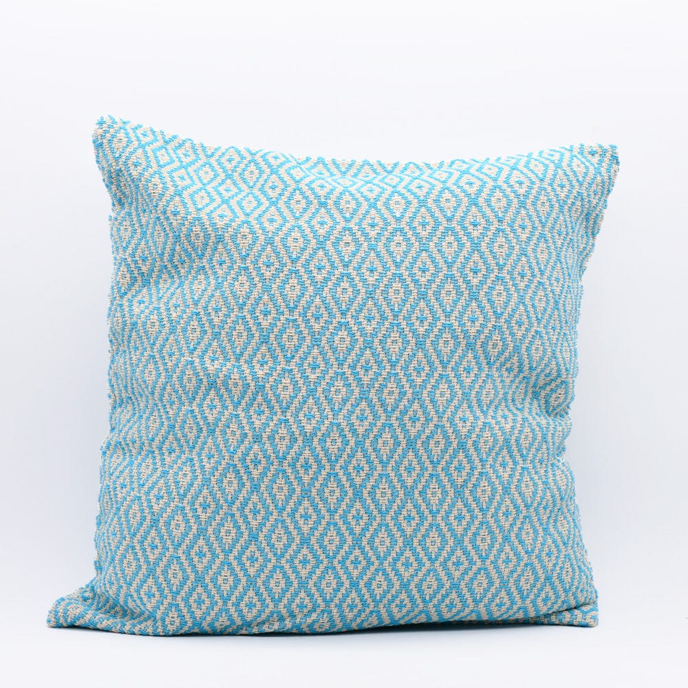 luisa-paix-o-losango-housse-de-coussin-50x50-turquoise image 1