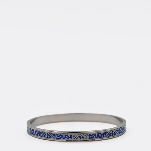 luisa-paix-o-azulejos-bracelet-rigide-bleu-19-cm image 1