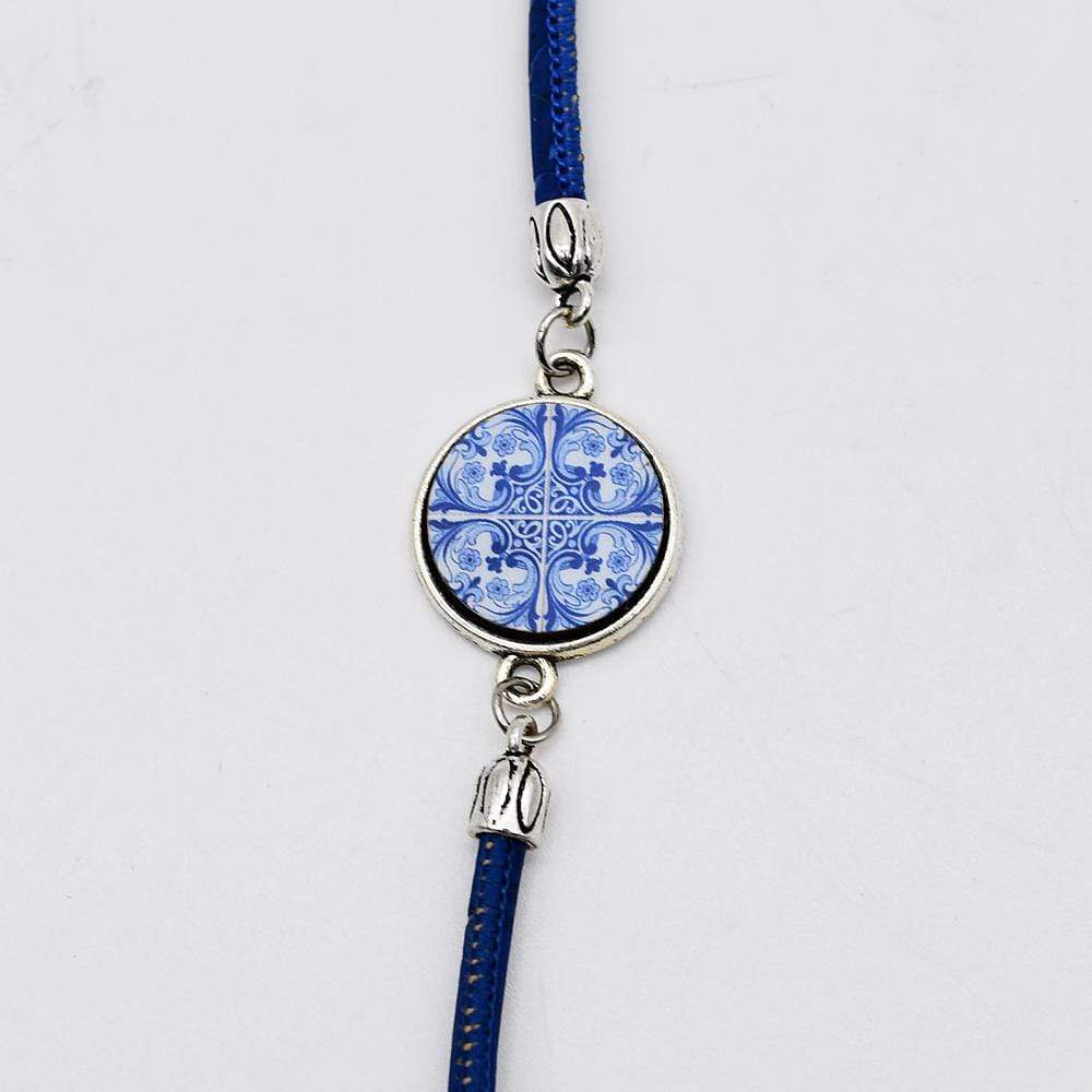 luisa-paix-o-bracelet-azulejo-bracelet-coton-bleu image 2