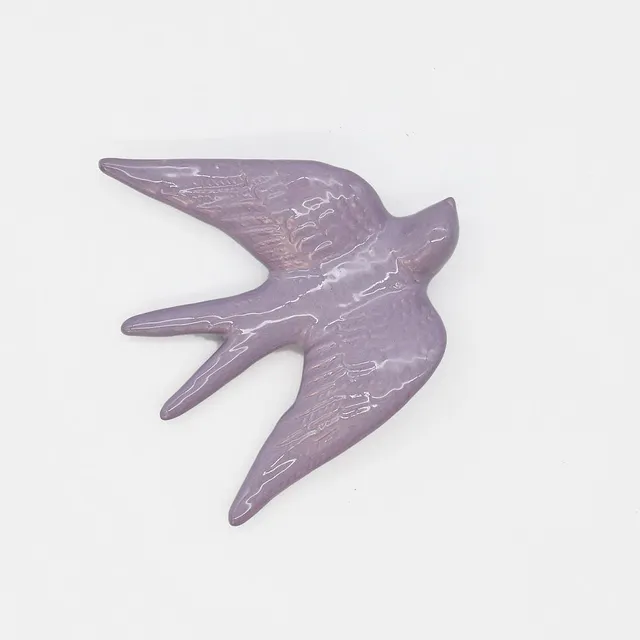 luisa-paix-o-hirondelle-c-ramique-murale-parme-13cm-artisanale image 1