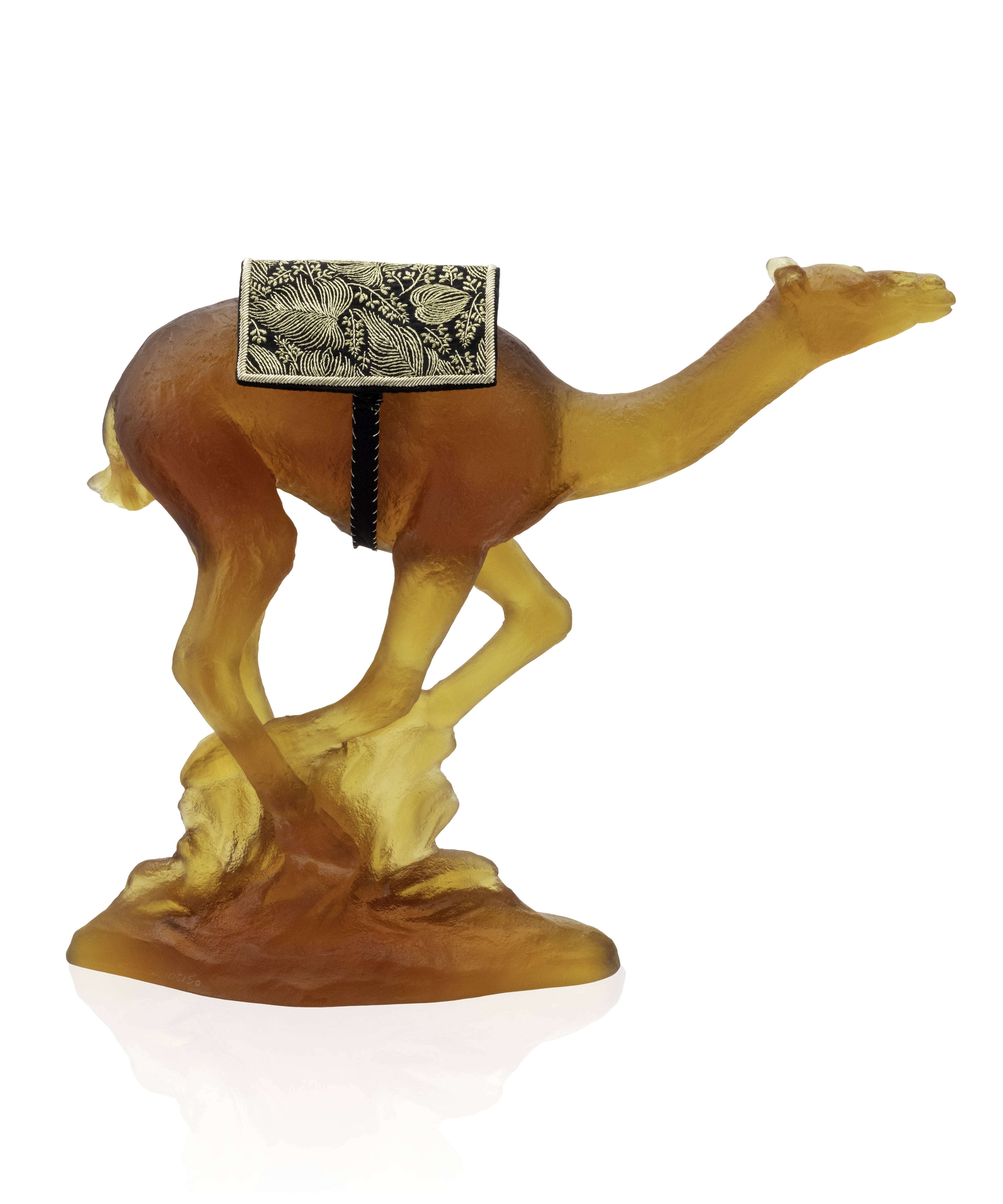 daum-univers-animalier-dromadaire-de-course-sculpture-cristal image 1