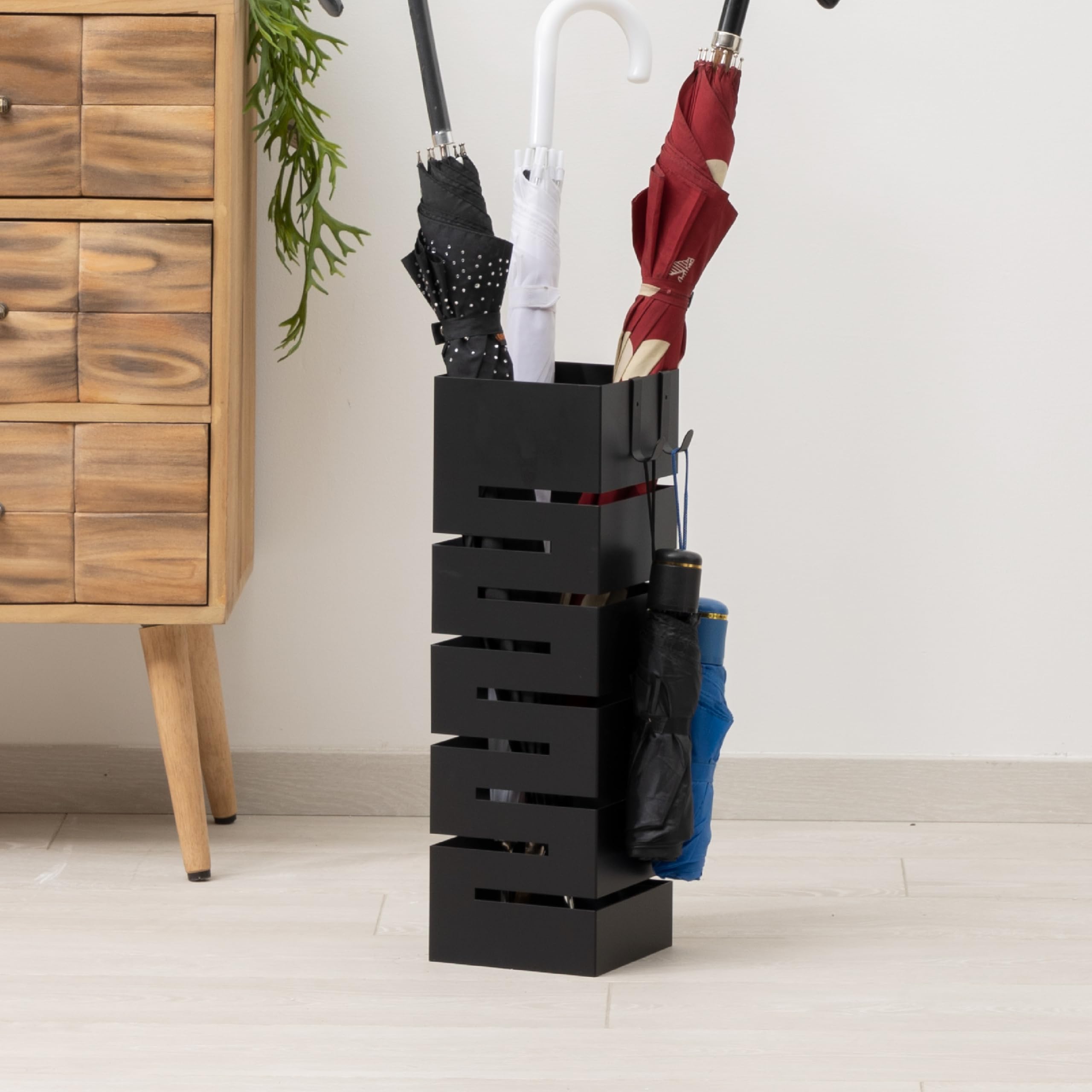 baroni-home-portaombrelli-porte-parapluie-m-tal-noir-49-cm image 7
