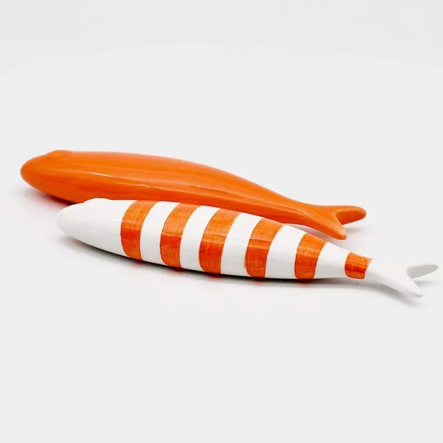 luisa-paix-o-sardines-c-ramique-orange-lot-de-2-17-cm image 1