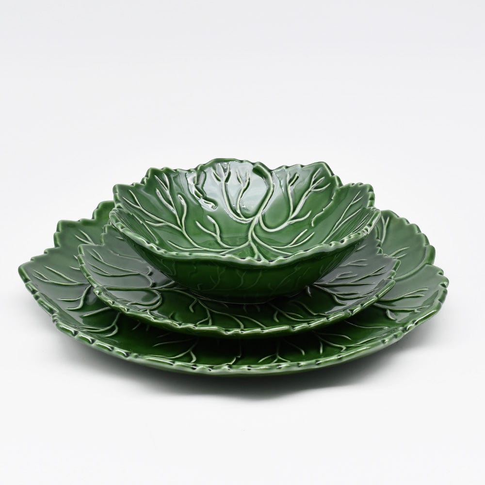 luisa-paix-o-vaisselle-folha-assiette-c-ramique-verte-27-cm image 4