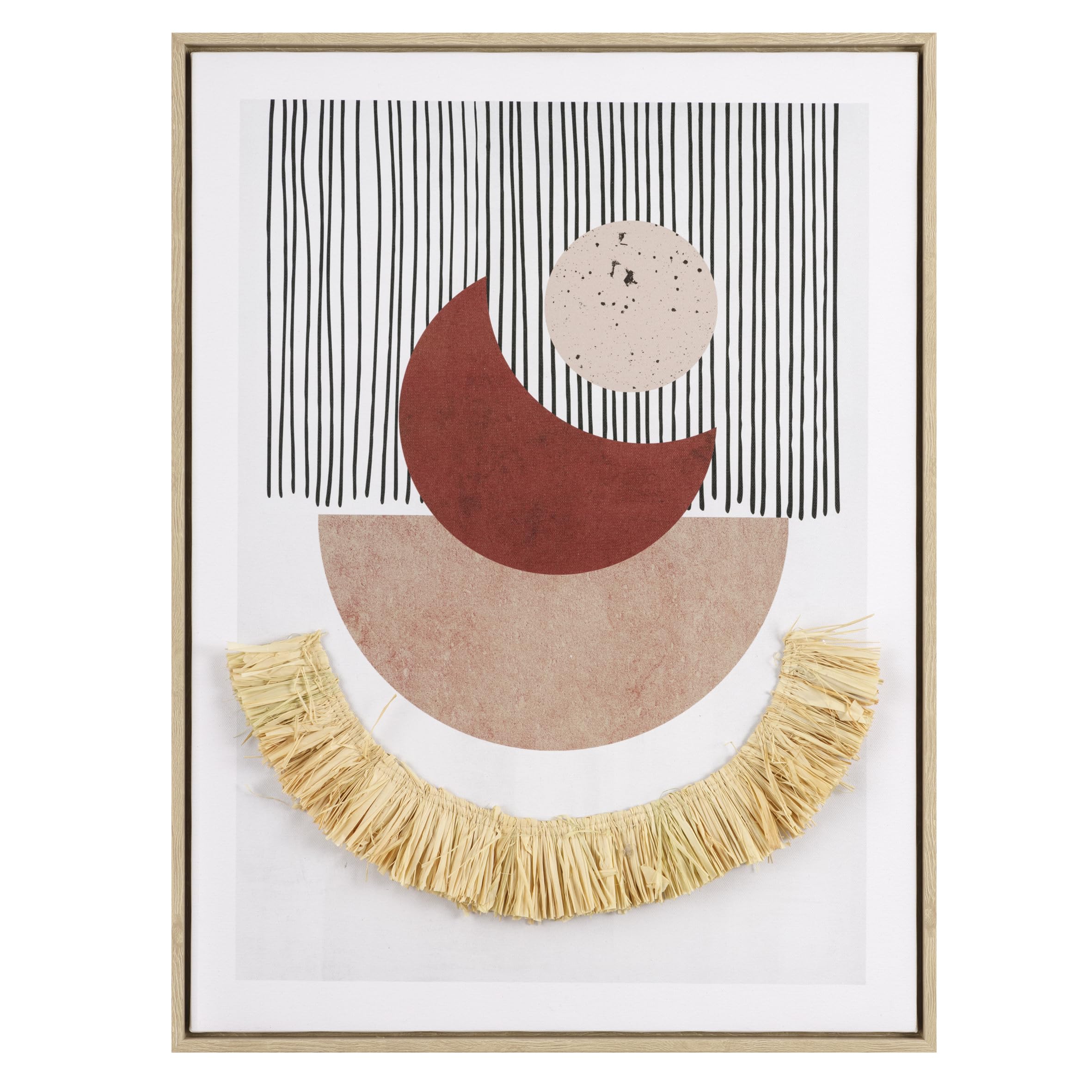 baroni-home-quadri-tableau-toile-abstrait-paille-lot-de-2-45x60 image 4