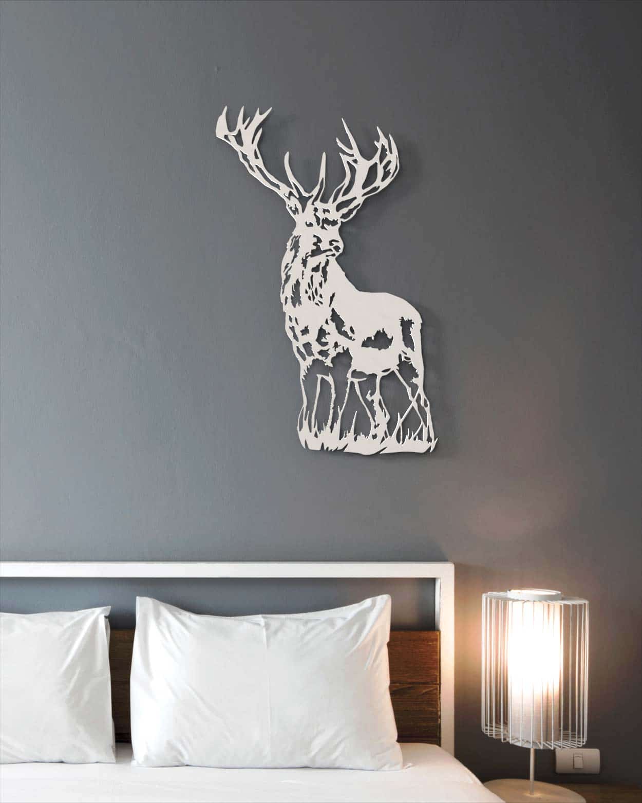 je-suis-art-animaux-cerf-sculpture-d-co-murale-m-tal-t-te image 2