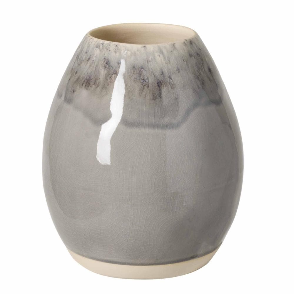 luisa-paix-o-madeira-vase-ovale-gr-s-gris-21-cm image 2