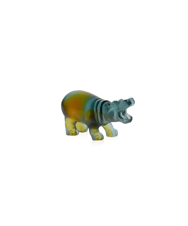 daum-univers-animalier-mini-hippopotame-sculpture-cristal-mini image 1