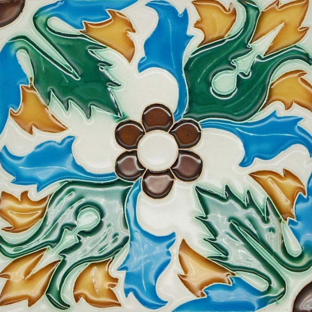 luisa-paix-o-hispano-maure-azulejo-relief-14x14cm image 2