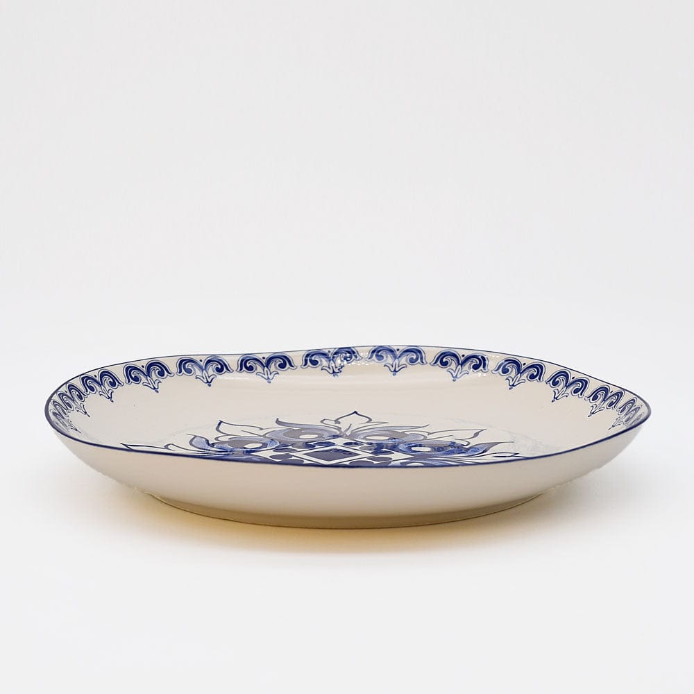 luisa-paix-o-bras-o-assiette-c-ramique-bleue-27cm-lave-vaisselle image 4