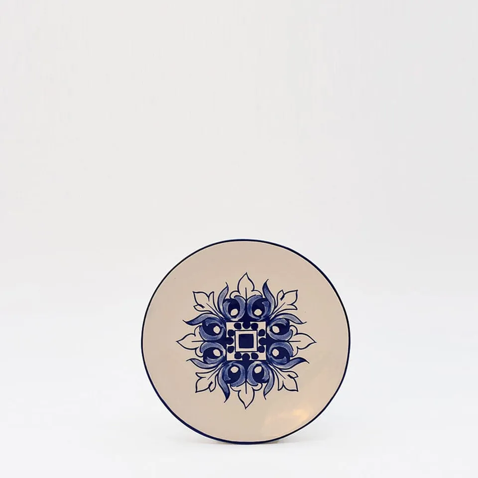 luisa-paix-o-bras-o-assiette-c-ramique-bleu-15cm image 1