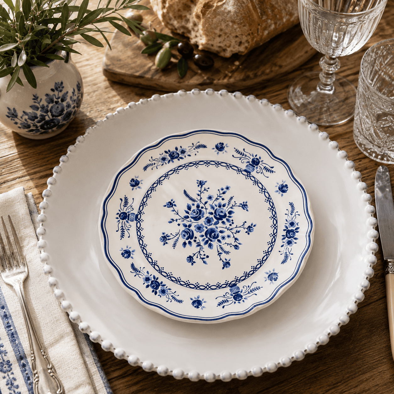 luisa-paix-o-pearl-vila-duo-assiettes-blanc-blanc-21-cm image 2