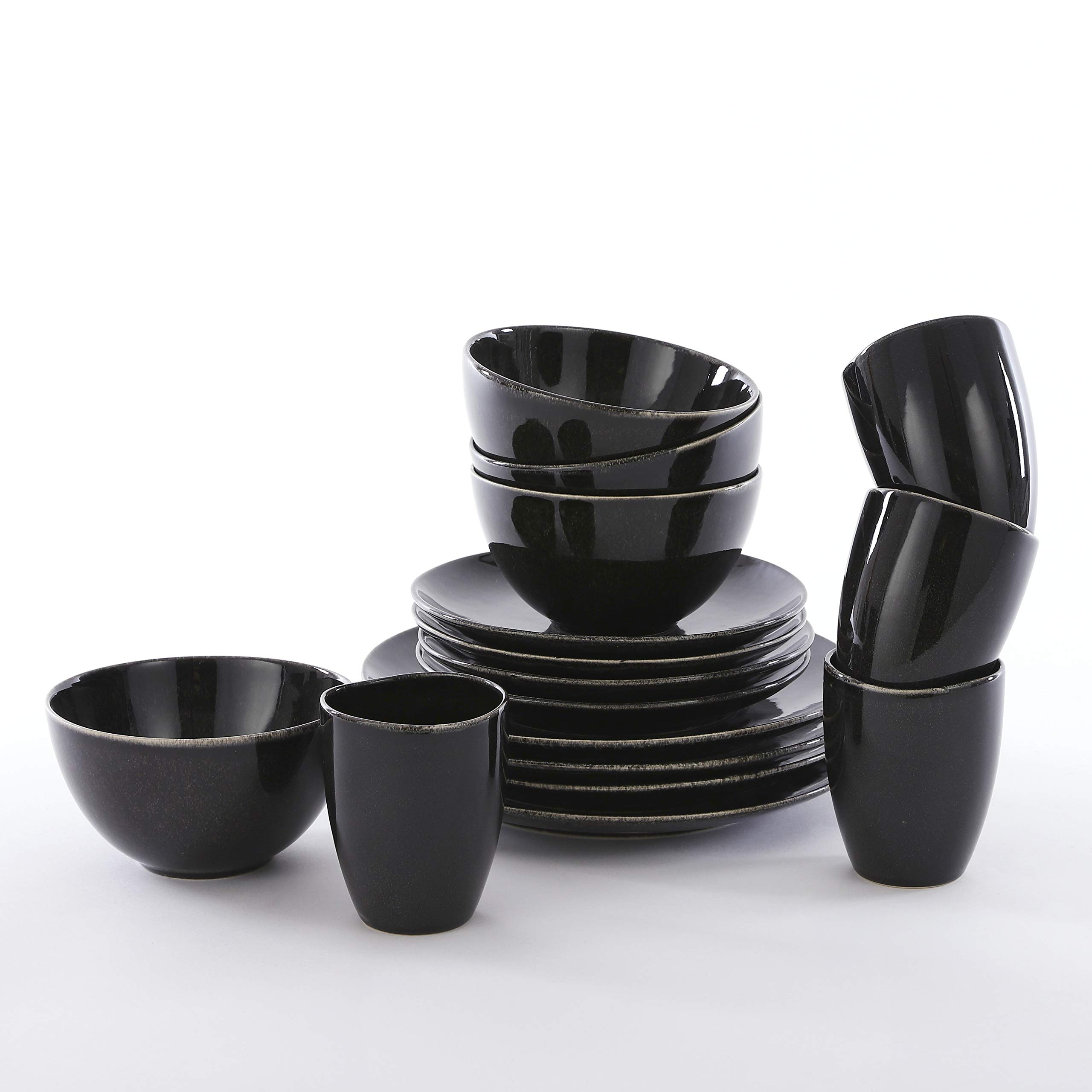 mica-decorations-tabo-service-table-noir-16-pi-ces-c-ramique image 2