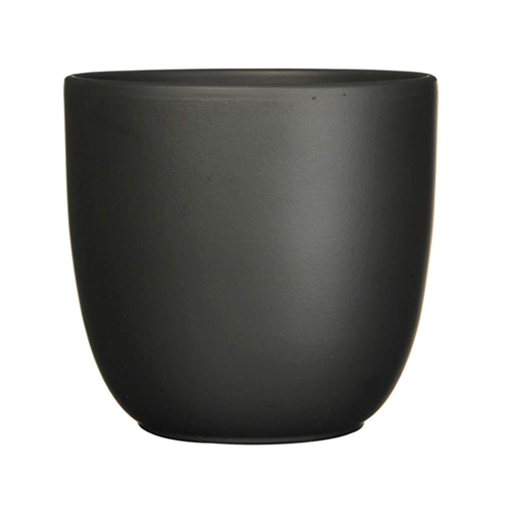 mica-tusca-cache-pot-c-ramique-noir-mat-19-5cm image 4