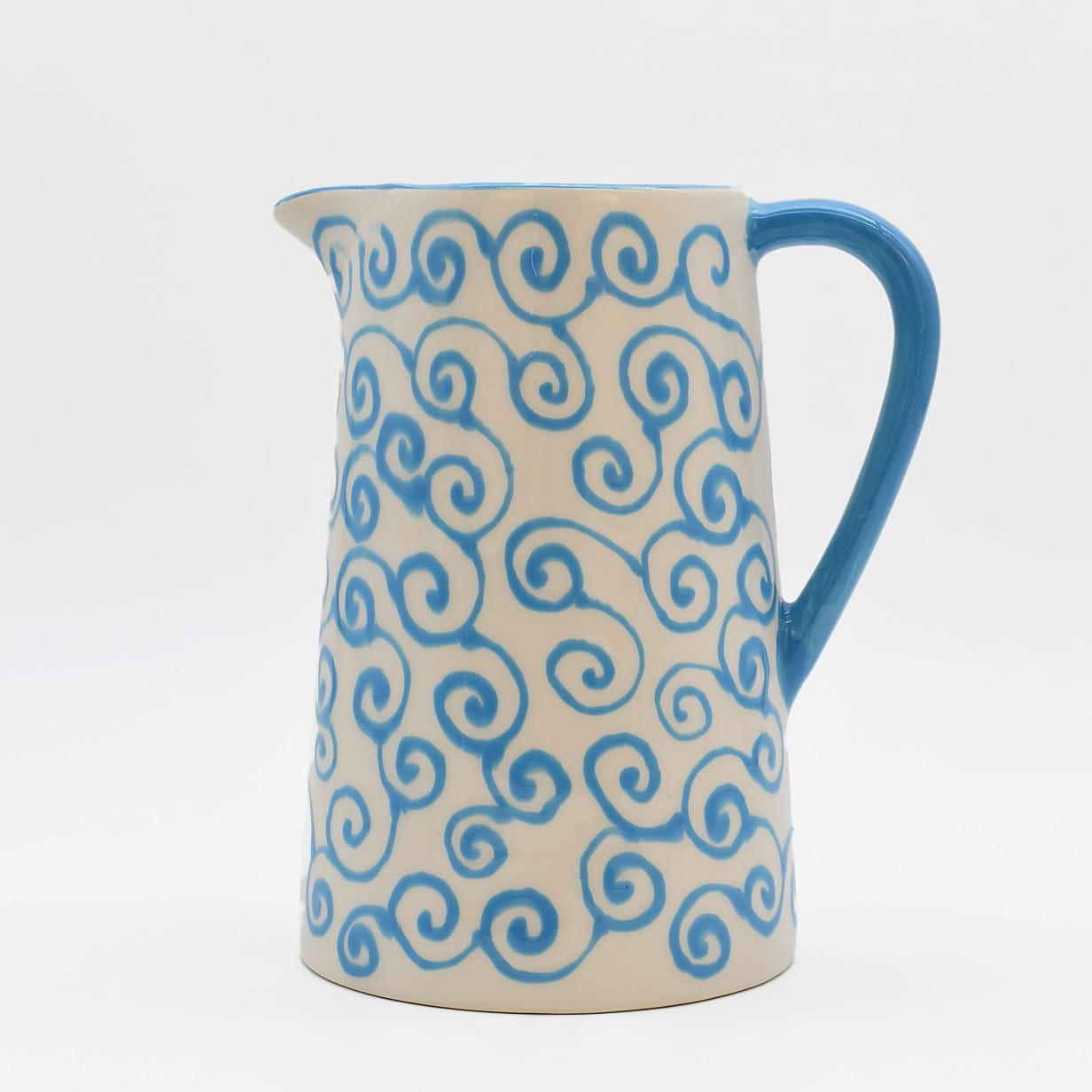 luisa-paix-o-redemoinho-carafe-c-ramique-turquoise-1l image 1