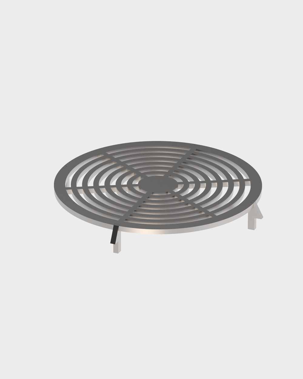 je-suis-art-brasero-grille-basse-accessoire-plancha-acier-noir image 1