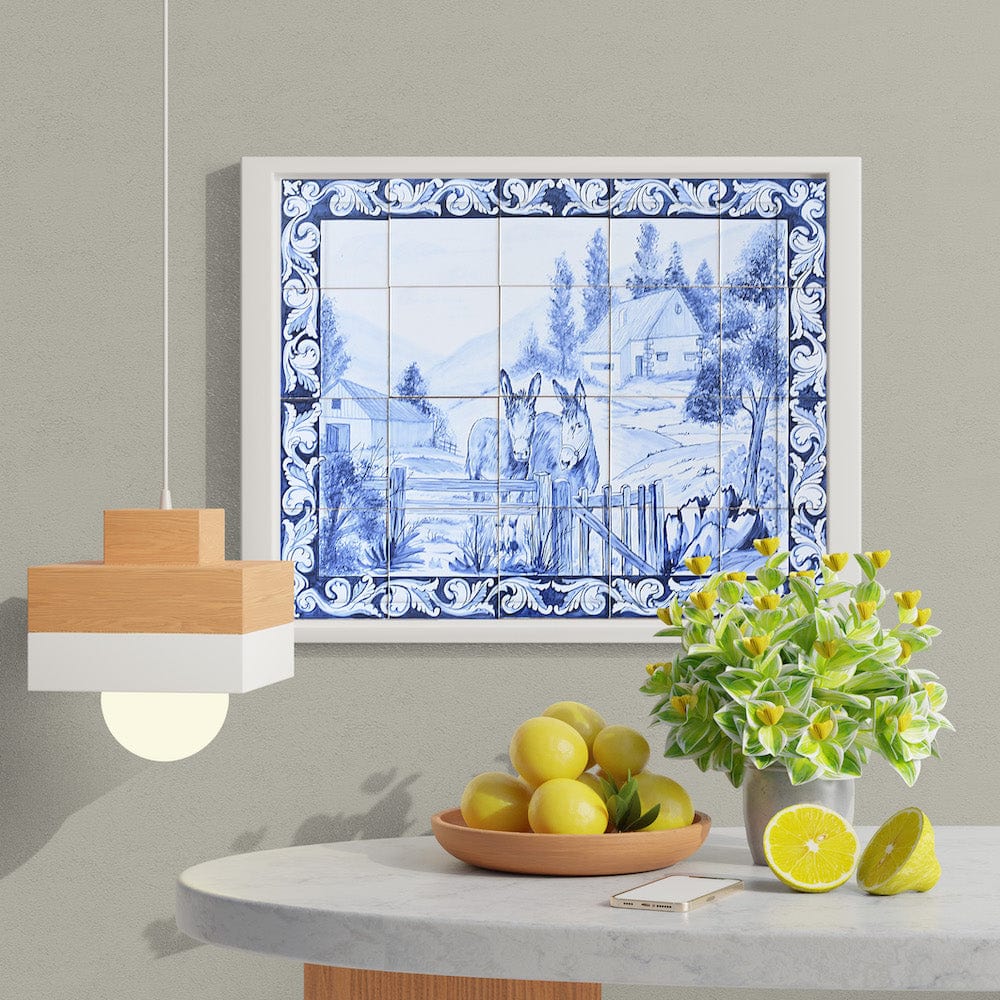 luisa-paix-o-azulejos-fresque-75x60cm-20-carreaux-peints-main image 1