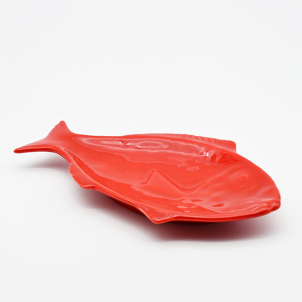 luisa-paix-o-vaisselle-portugaise-plat-poisson-30cm-rouge image 3