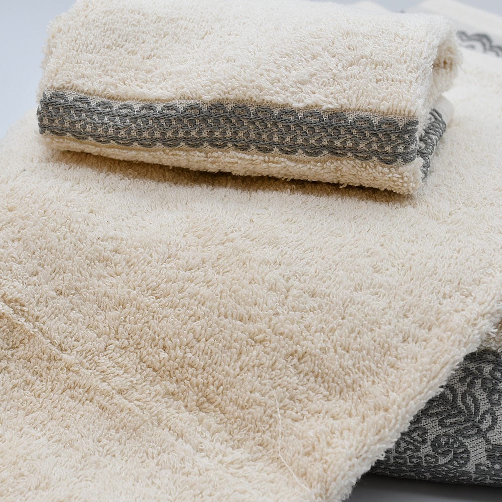 luisa-paix-o-parure-de-bain-3-pi-ces-coton-beige-gris image 2