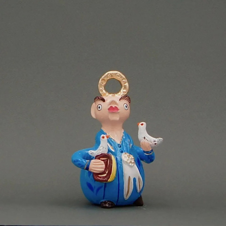 luisa-paix-o-s-o-francisco-15-cm-statuette-terre-cuite-prazeres-c-ta image 1