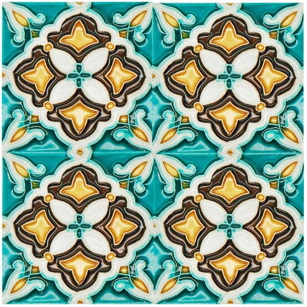 luisa-paix-o-azulejo-hispano-maure-carreau-8-5x8-5-cm-relief image 3