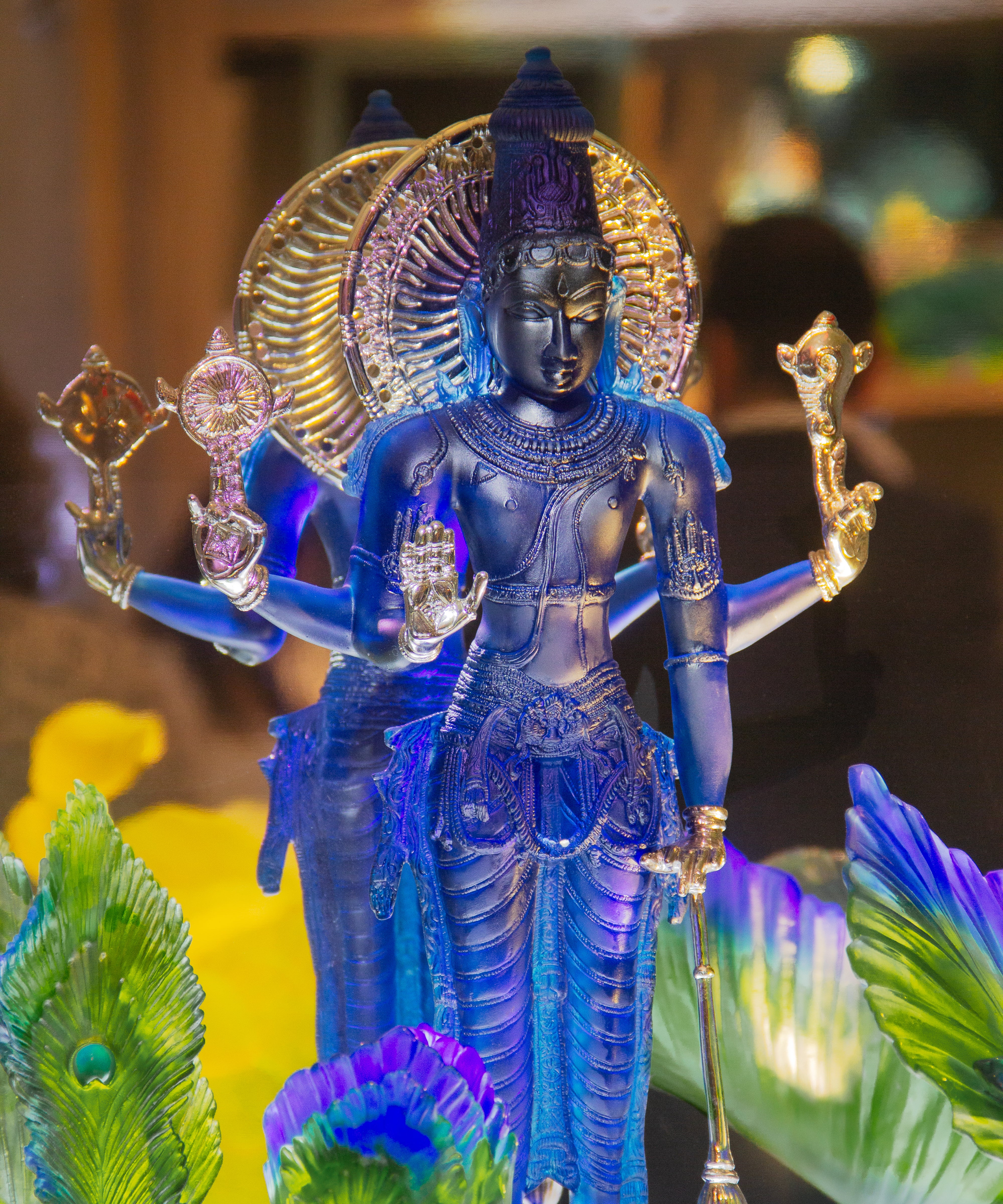 daum-art-cristal-vishnu-xl-88ex-sculpture-divinit image 3