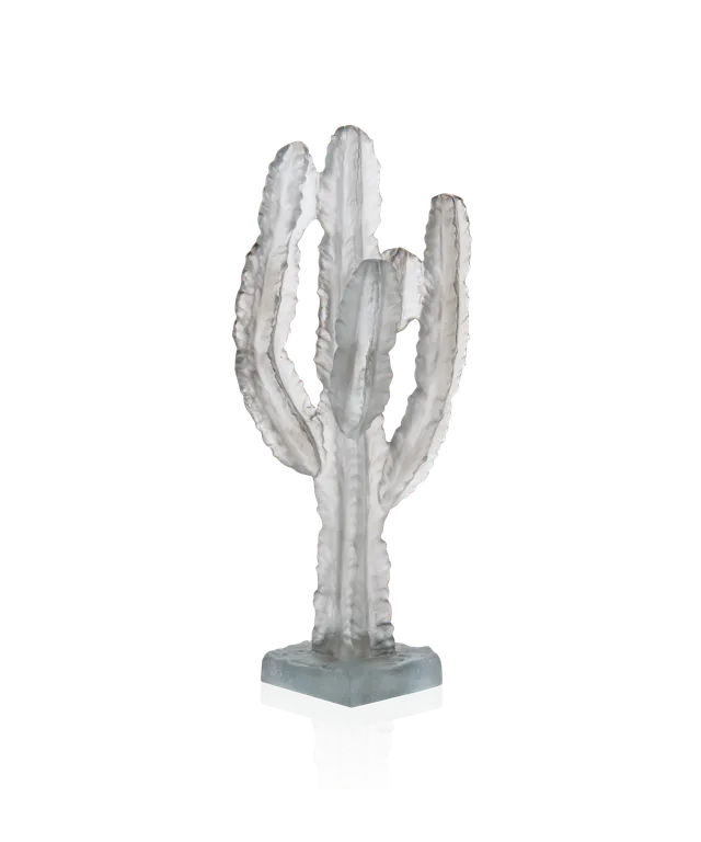 daum-univers-v-g-tal-jardin-de-cactus-sculpture-cristal-gris-robba image 1