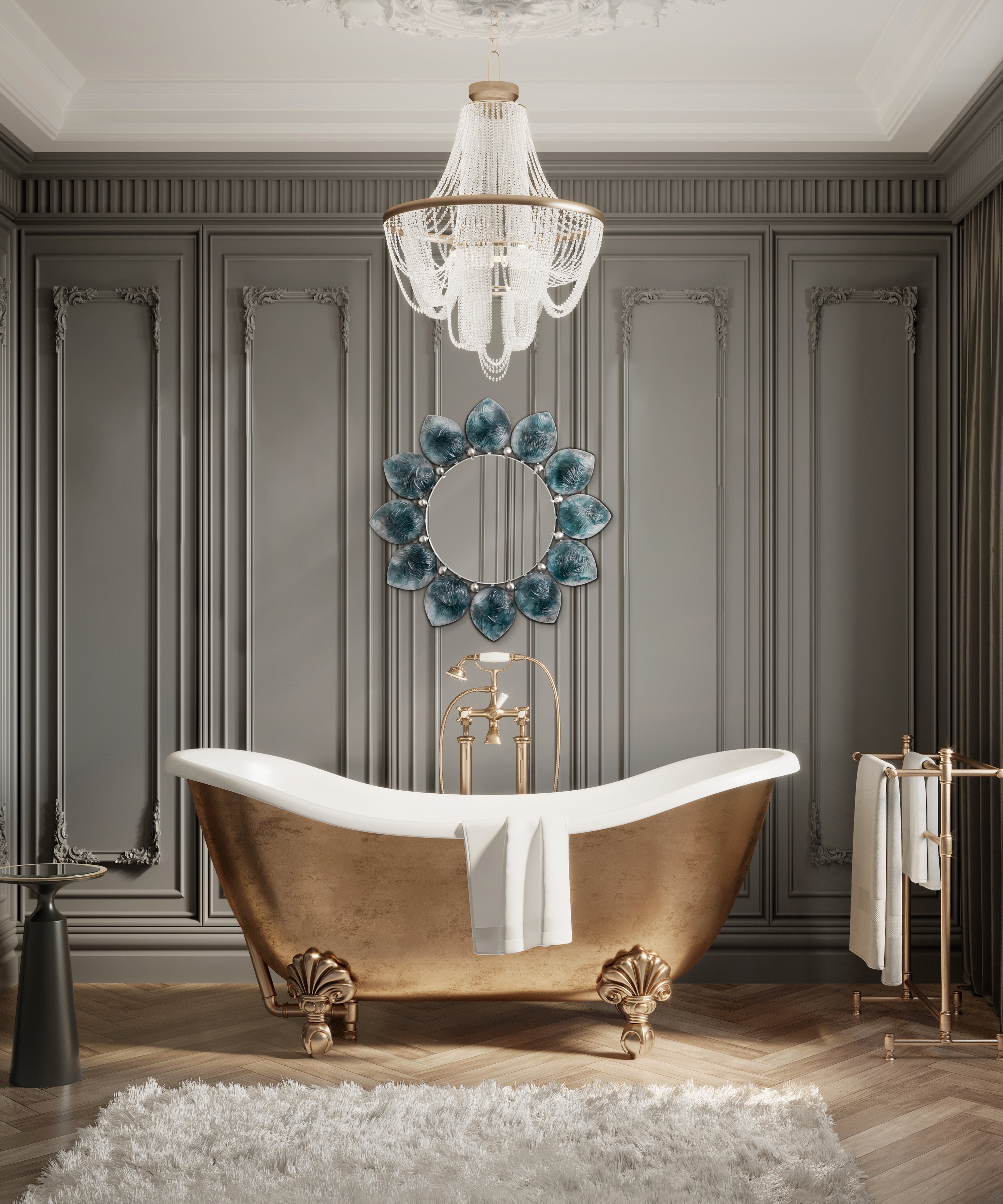 daum-art-cristal-m-lodie-miroir-bleu-gris-25-ex-hurel image 4