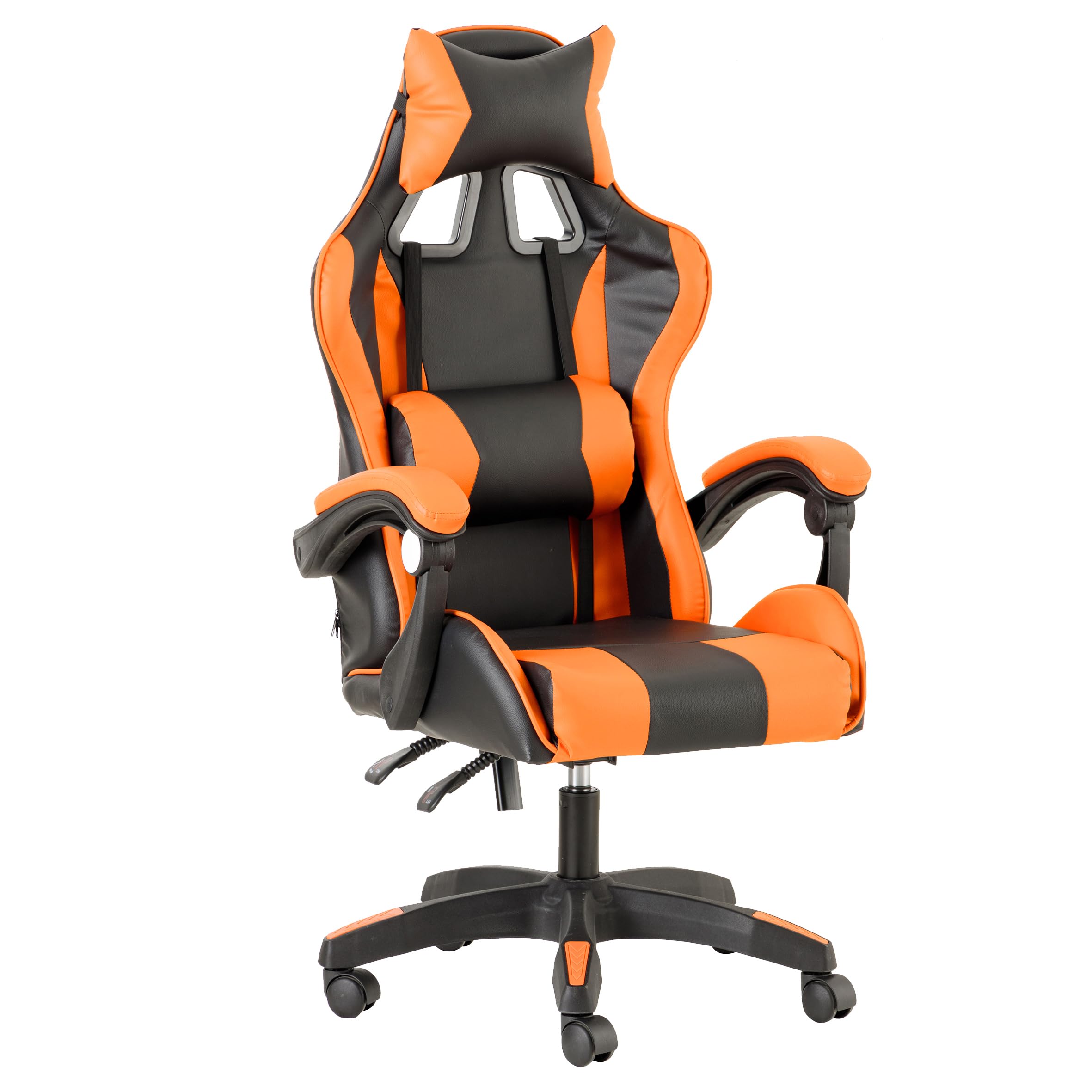 baroni-home-sedie-chaise-gaming-bleue-ergonomique-dossier image 8