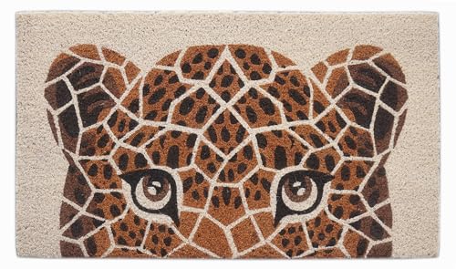 baroni-home-tessile-casa-paillasson-l-opard-70x40-cm-coco image 5