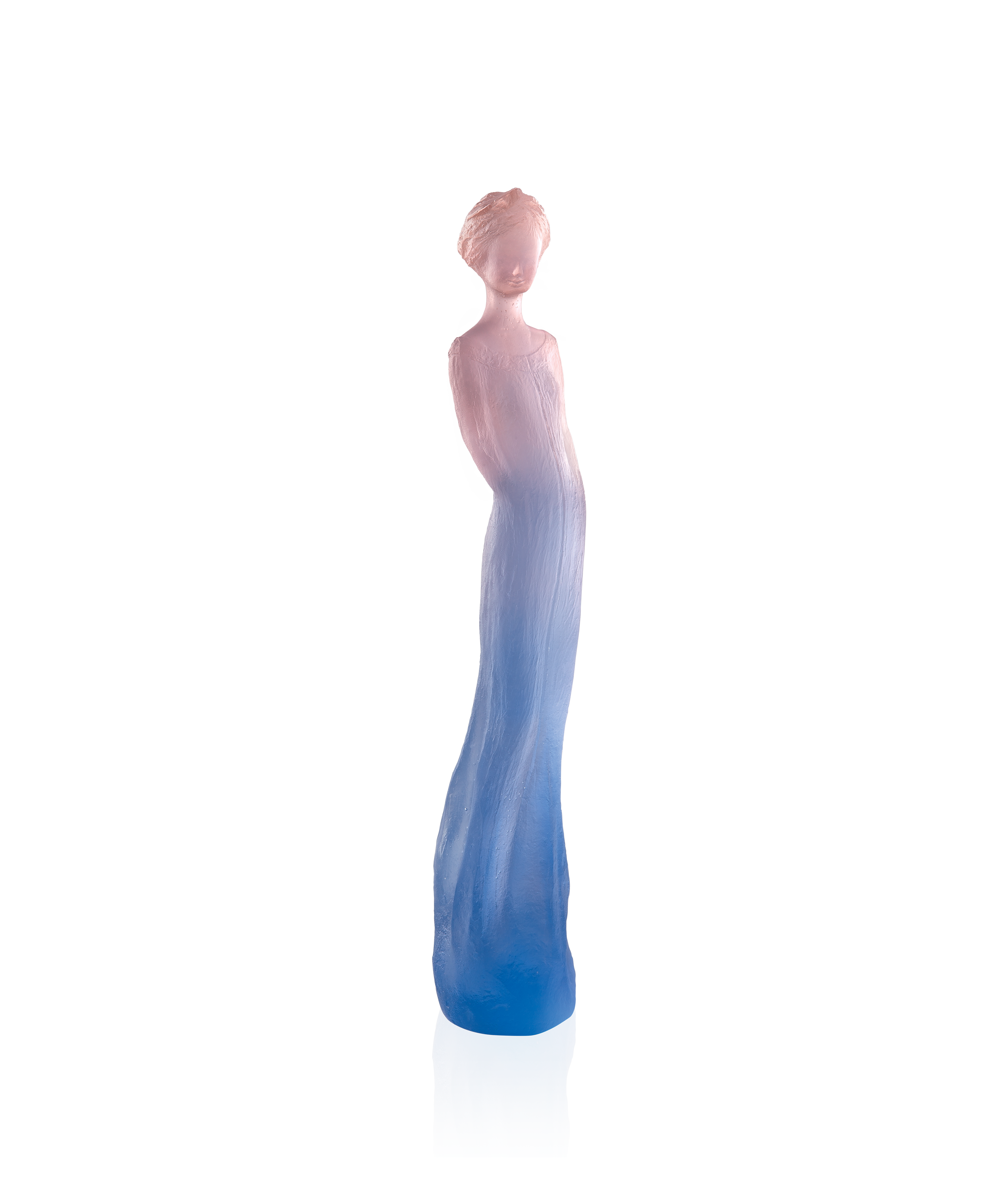 daum-univers-f-minin-sophie-vase-sculpture-bleue-rose-375-ex image 1