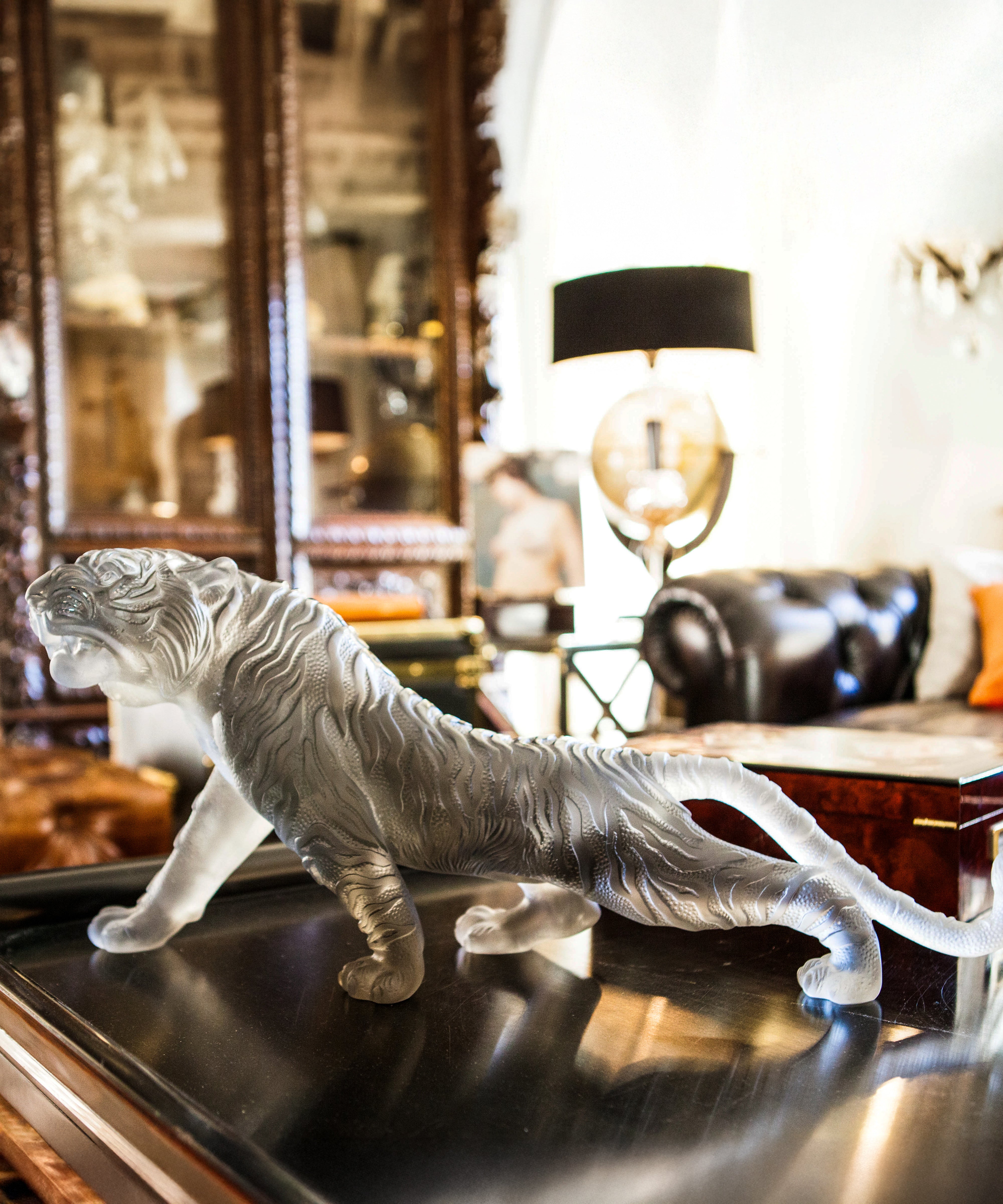 daum-animalier-tigre-du-bengale-sculpture-magnum-gris-88-ex image 2