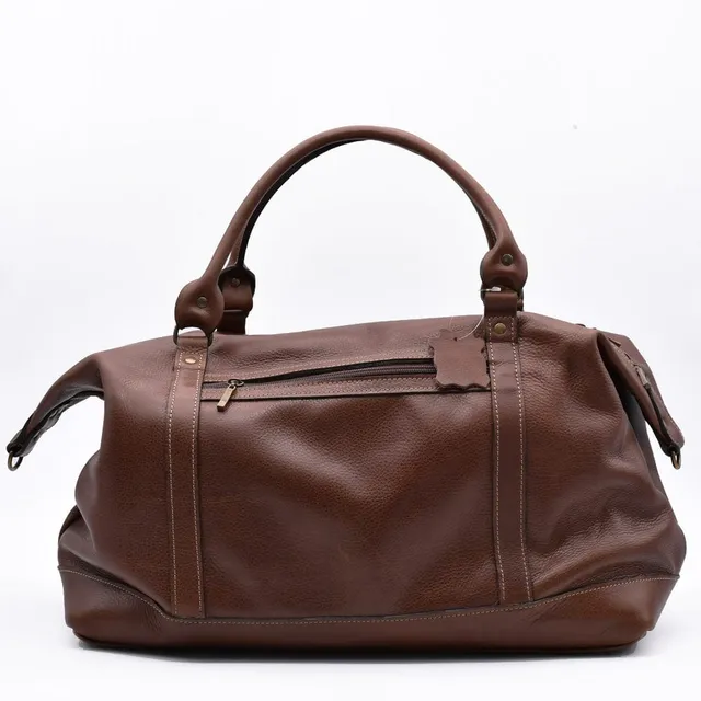 luisa-paix-o-accessoires-sac-voyage-cuir-marron-cabine image 1