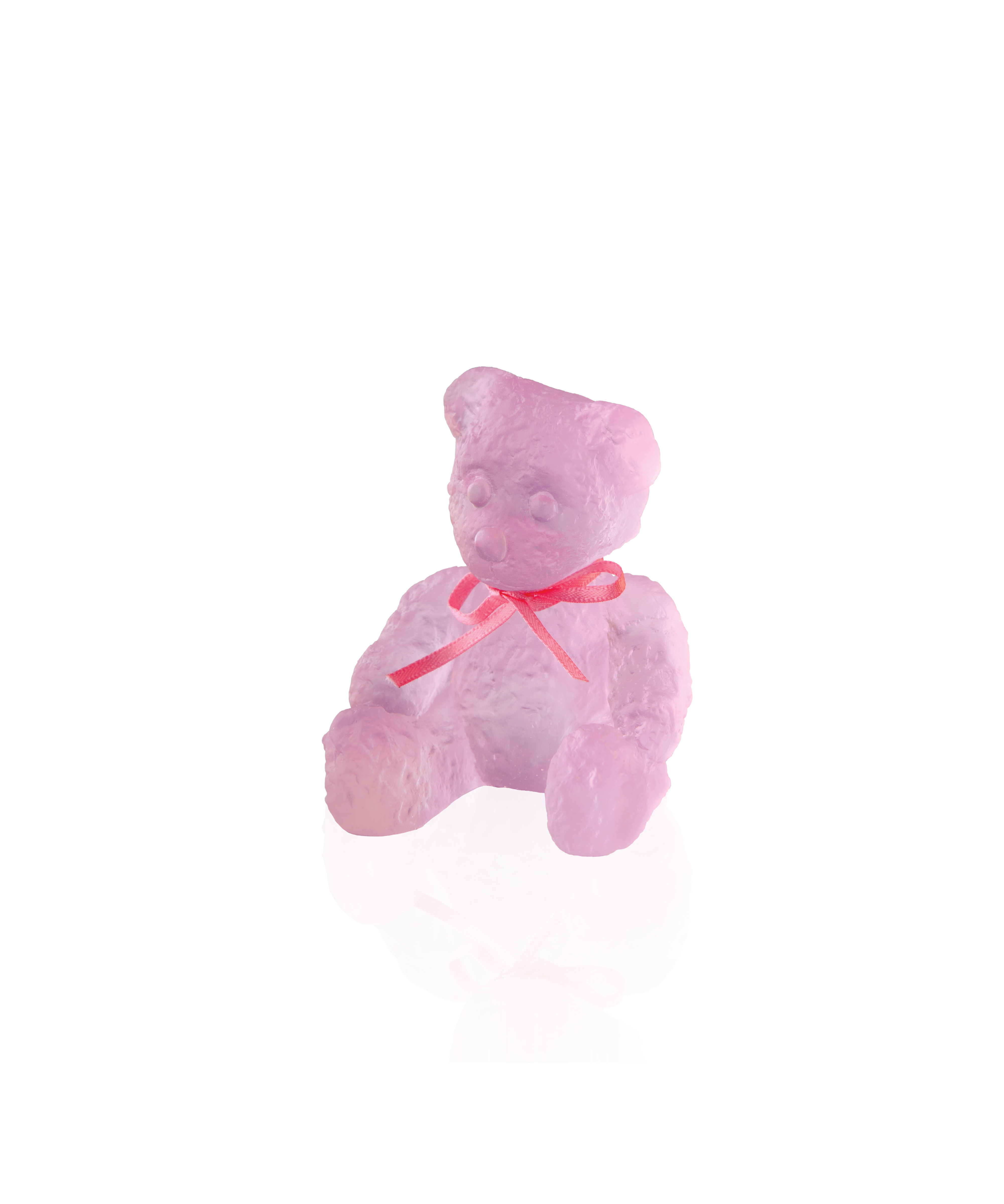 daum-mini-doudours-rose-serge-mansau-ours-cristal image 1