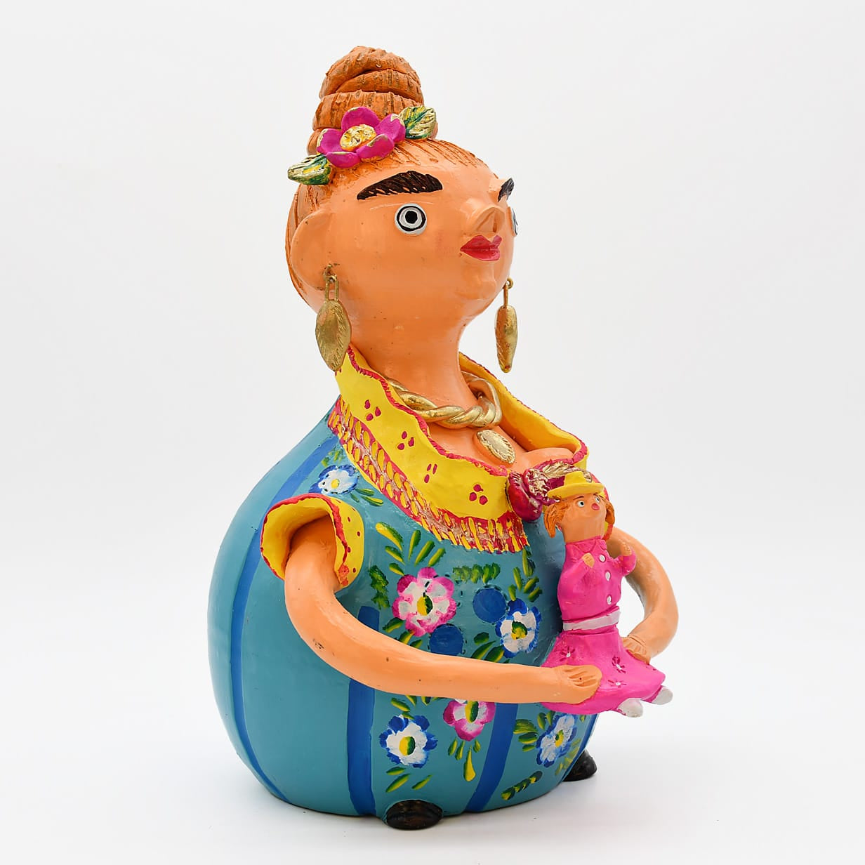 luisa-paix-o-boneca-barriguda-40cm-figurine-c-ramique-pi-ce-unique image 4